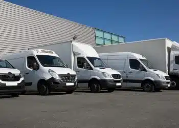 van transportation truck park