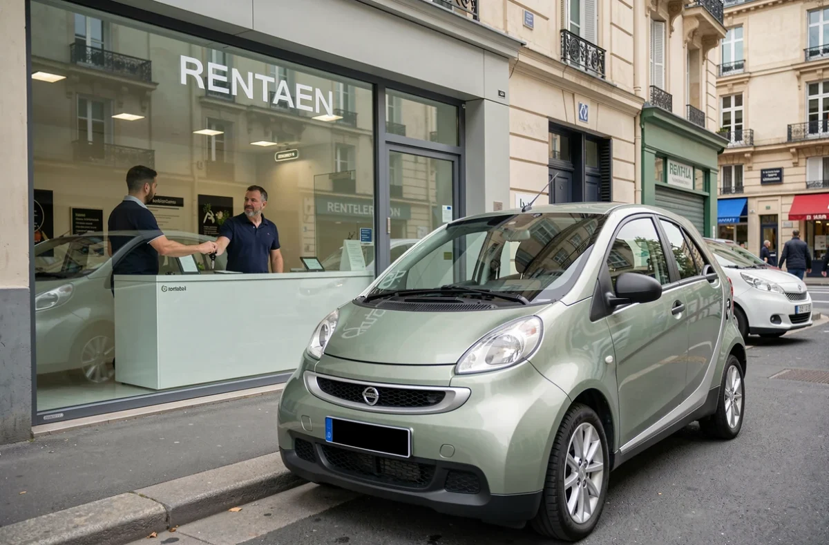 Agence de location de voiture sans permis à Caen avec remise des clés au comptoir