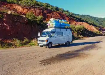 white van on road during daytime